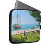 Segelboot Lake Garda Aussicht Laptop Case (Vorne Rechts)