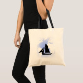 Segelboot-Leinwand Tote Tasche (Vorderseite (Produkt))