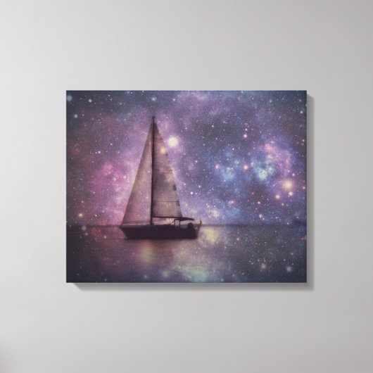 Segelboot Leinwand Wrap (Vorderseite)