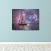 Segelboot Leinwand Wrap (Insitu (Holzboden))