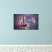 Segelboot Leinwand Wrap (Insitu (Holzboden))