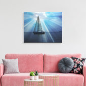 Segelboot Leinwand Wrap (Insitu (Wohnzimmer))