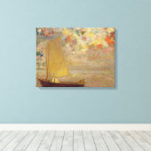 Segelboot Leinwanddruck (Insitu (Holzboden))