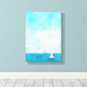 Segelboot Leinwanddruck (Insitu (Holzboden))