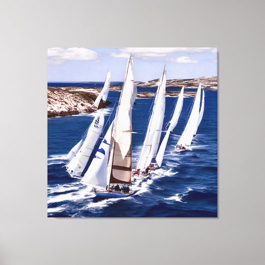 Segelboot Leinwanddruck (Vorderseite)