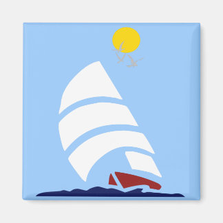 Segelboot Magnet