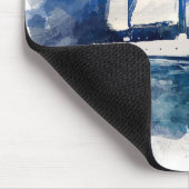 Segelboot Malerei Personalisierten Maus Pad Mousepad (Ecke)