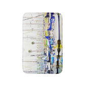 Segelboot Marina Art Bath Matte Rua (Vorderseite Vertikal)