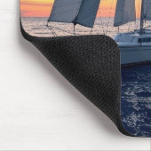 Segelboot-Mauspad Mousepad (Ecke)