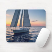 Segelboot-Mauspad Mousepad (Mit Mouse)