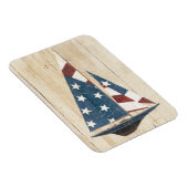 Segelboot mit amerikanischer Flagge Magnet (Rechte Seite)