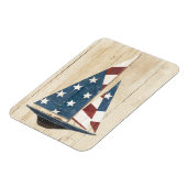 Segelboot mit amerikanischer Flagge Magnet (Linke Seite)
