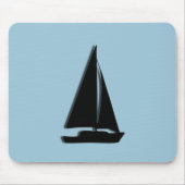 Segelboot Mousepad (Vorne)