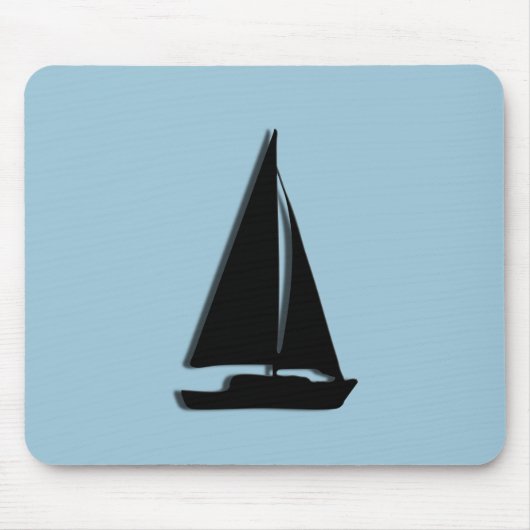 Segelboot Mousepad (Vorne)