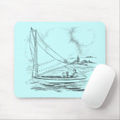 Segelboot Mousepad (Mit Mouse)