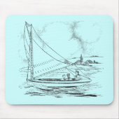 Segelboot Mousepad (Vorne)