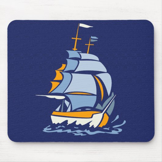Segelboot-Mousepad, kundenspezifisch Mousepad (Vorne)