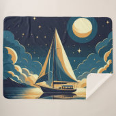 Segelboot nachts sherpadecke (Vorderseite (Horizontal))