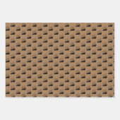 Segelboot Nautic Gold und Black Ship Geschenkpapier Set (Vorderseite 3)