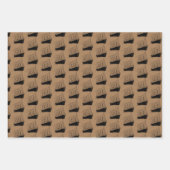 Segelboot Nautic Gold und Black Ship Geschenkpapier Set (Vorderseite 2)