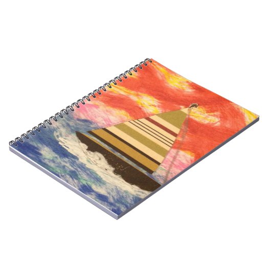 Segelboot Notizblock (Linke Seite)