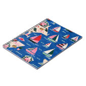 Segelboot Notizbuch Notizblock (Linke Seite)
