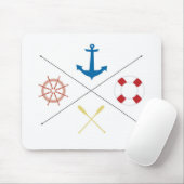 Segelboot Ore Mouse Pad Mousepad (Mit Mouse)
