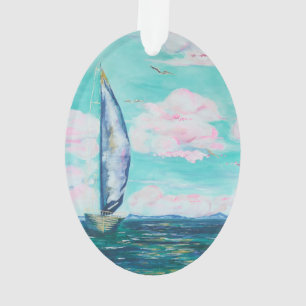 Segelboot Ornament