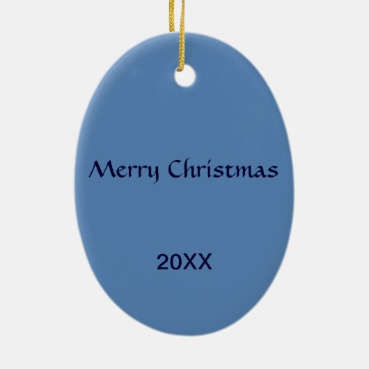 Segelboot Oval Ornament (Hinten)