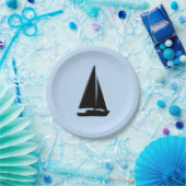 Segelboot Pappteller (Party)