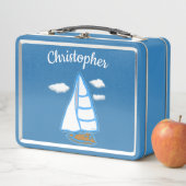 Segelboot Personalisierte Lunch Box (Beispiel)