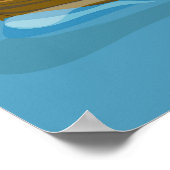 Segelboot Poster (Ecke)