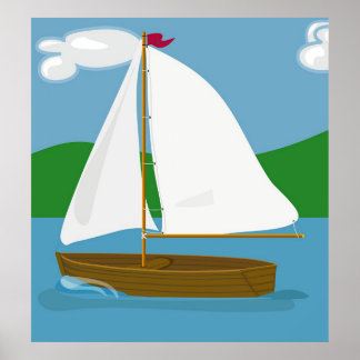 Segelboot Poster