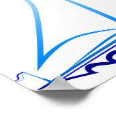 Segelboot Poster (Ecke)