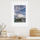 Segelboot Poster (Küche)