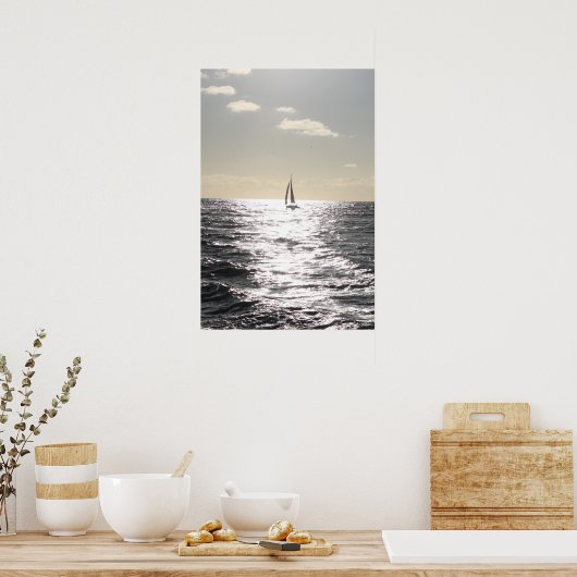 Segelboot Poster (Küche)