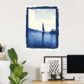 Segelboot Poster (Heimbüro)
