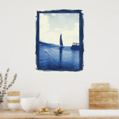 Segelboot Poster (Küche)