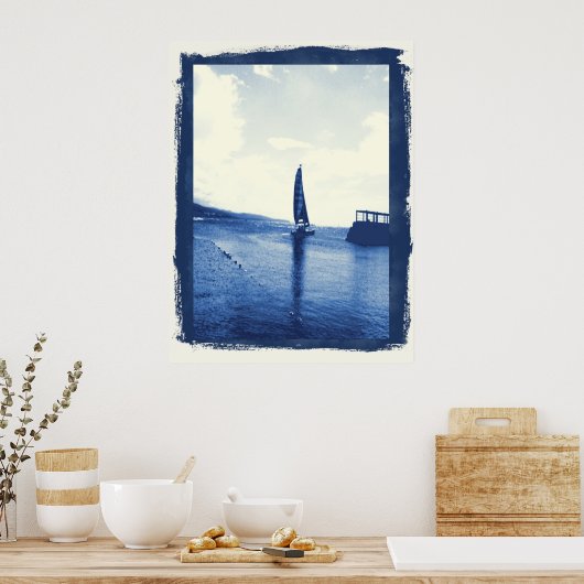 Segelboot Poster (Küche)