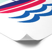 Segelboot Poster (Ecke)