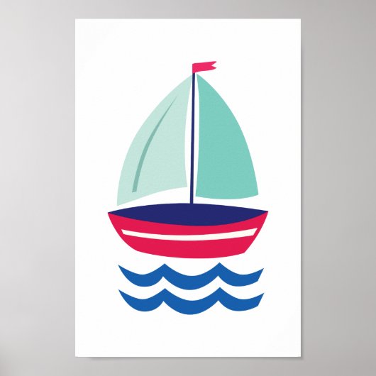 Segelboot Poster (Vorne)