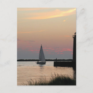 Segelboot Postkarte