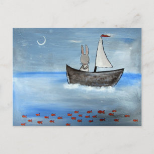 Segelboot Postkarte