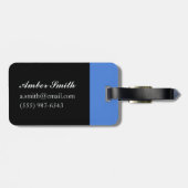 Segelboot-Rennen Gepäckanhänger (Rückseite horizontal)