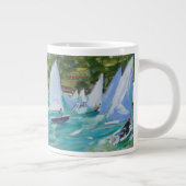 Segelboot-Rennen Jumbo-Tasse (Rechts)