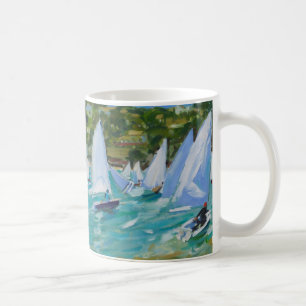 Segelboot-Rennen Kaffeetasse