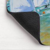 Segelboot-Rennen Mousepad (Ecke)