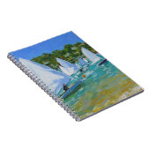 Segelboot-Rennen Notizblock (Rechte Seite)