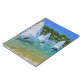 Segelboot-Rennen Notizblock (Linke Seite)