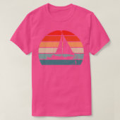 Segelboot Retro T-Shirt (Design vorne)